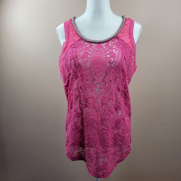 Miss Me Lace Top Size Large - NWT - Picture 4 of 10